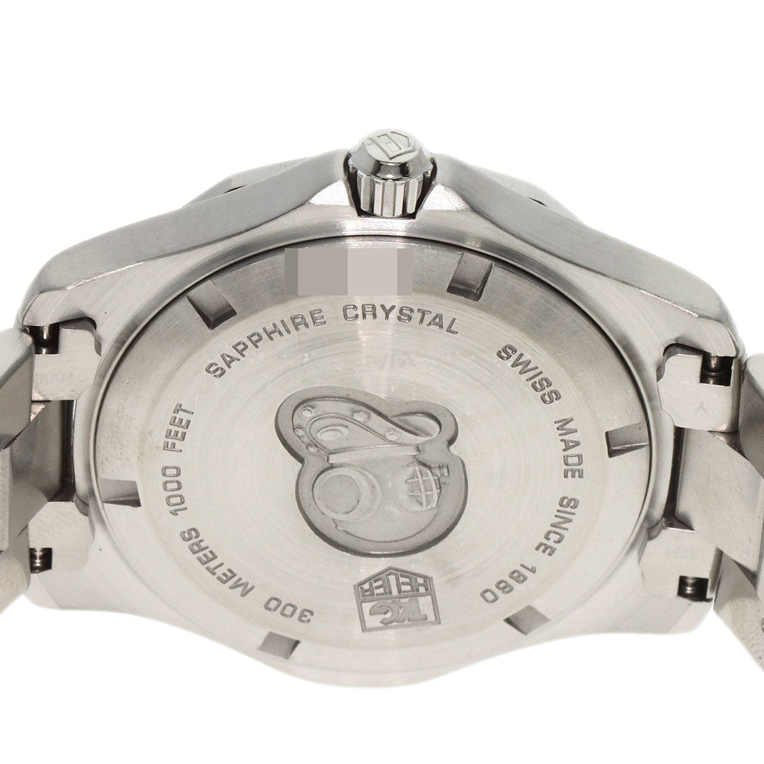 TAG HEUER Watches Quartz WAF1113 Stainless Steel Silver Aqua racer Navy dial