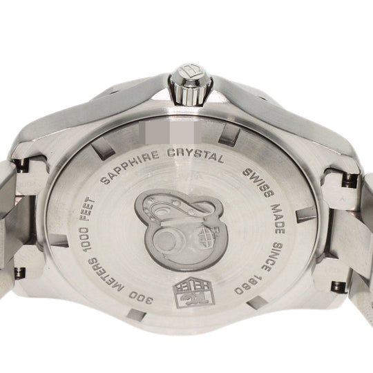 TAG HEUER Watches Quartz WAF1113 Stainless Steel Silver Aqua racer Navy dial