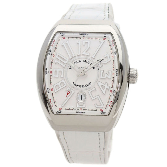 FRANCK MULLER Watches Mechanical Automatic V41SCDT Stainless Steel, Rubber Silver Vanguard white dial mens Used Authentic