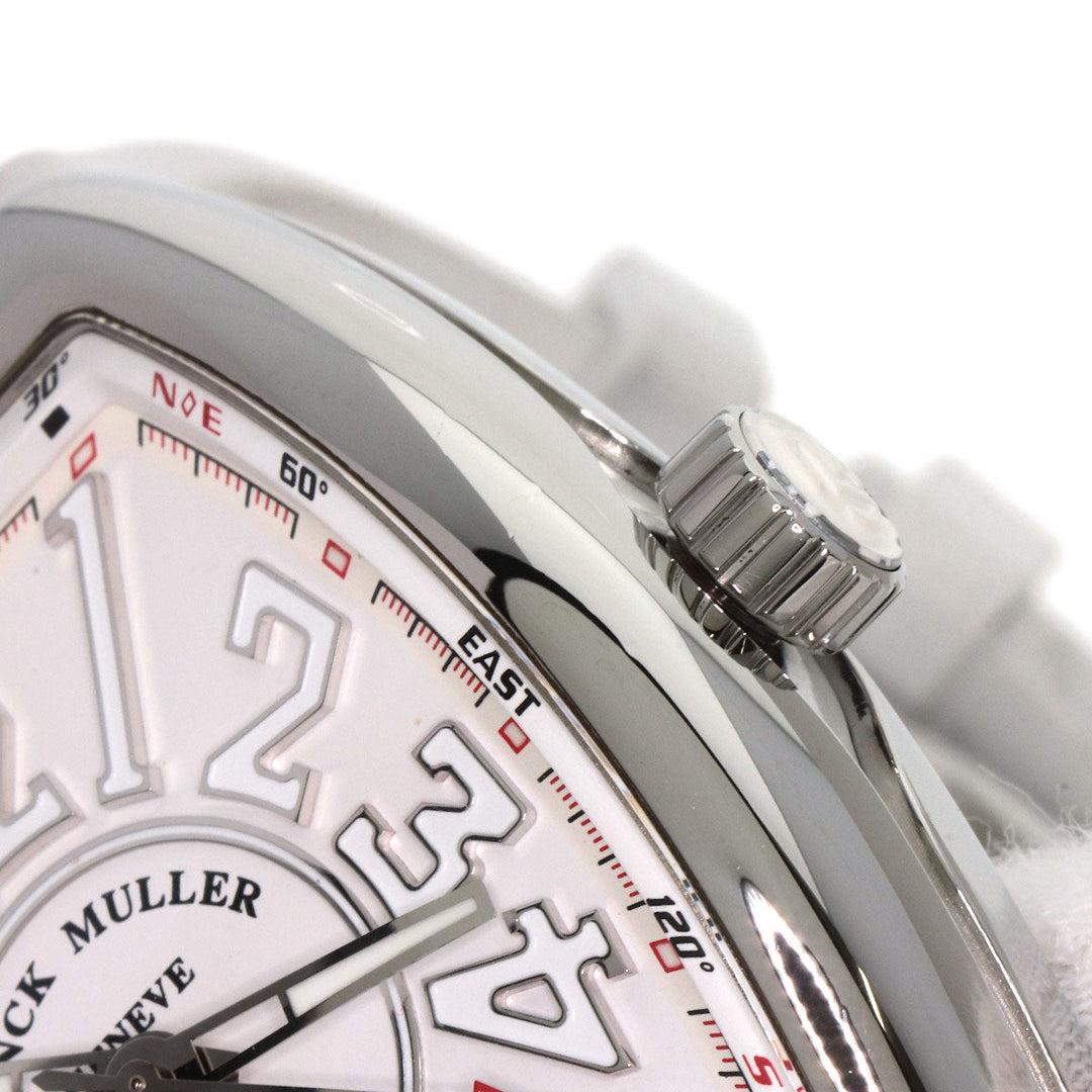 FRANCK MULLER Watches Mechanical Automatic V41SCDT Stainless Steel, Rubber Silver Vanguard white dial mens Used Authentic