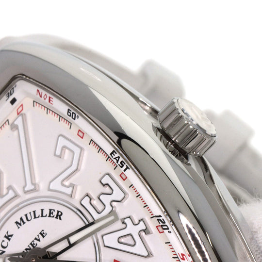 FRANCK MULLER Watches Mechanical Automatic V41SCDT Stainless Steel, Rubber Silver Vanguard white dial mens Used Authentic