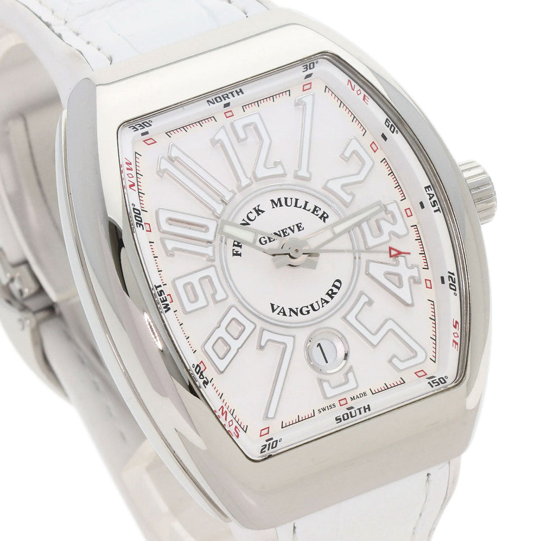 FRANCK MULLER Watches Mechanical Automatic V41SCDT Stainless Steel, Rubber Silver Vanguard white dial mens Used Authentic