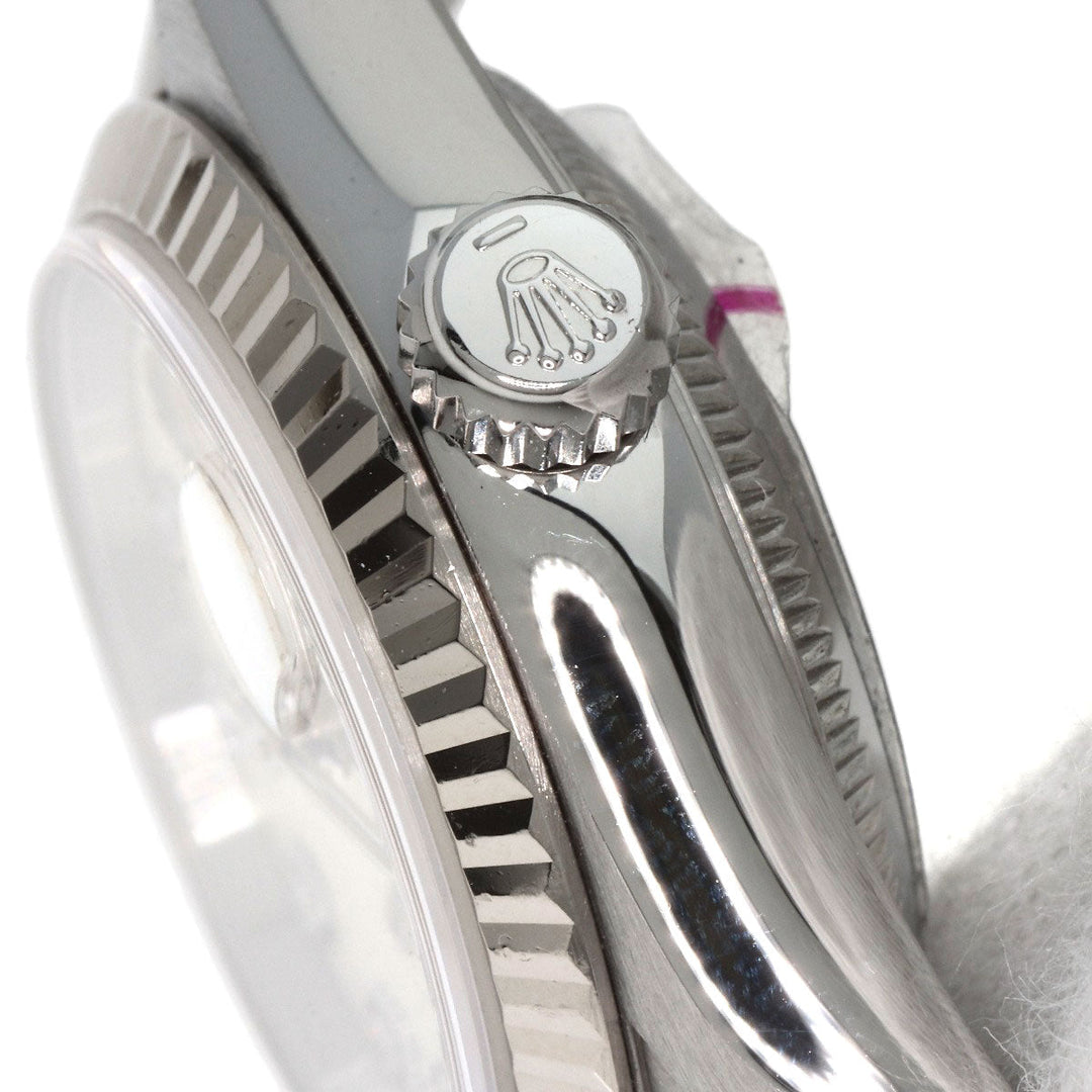 ROLEX Watches Mechanical Automatic 79174G Stainless Steel , Stainless Steel , K18WG Silver Datejust 10P Diamond SilverCP dial Women Used Authentic