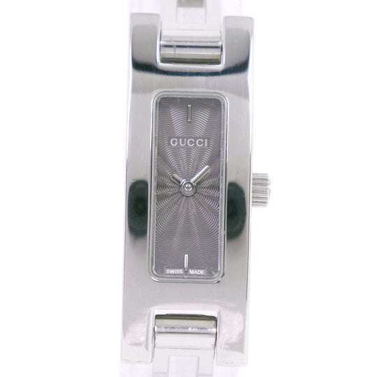 GUCCI Watches Quartz 3900L Stainless Steel Silver gray dial Women Used Authentic