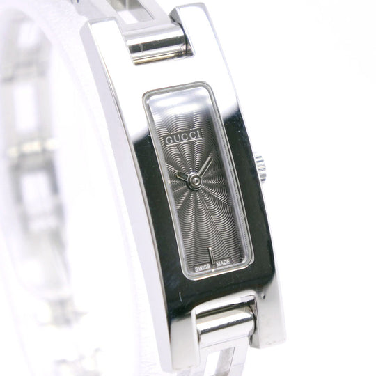 GUCCI Watches Quartz 3900L Stainless Steel Silver gray dial Women Used Authentic