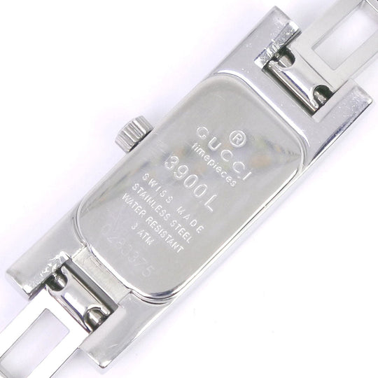 GUCCI Watches Quartz 3900L Stainless Steel Silver gray dial Women Used Authentic