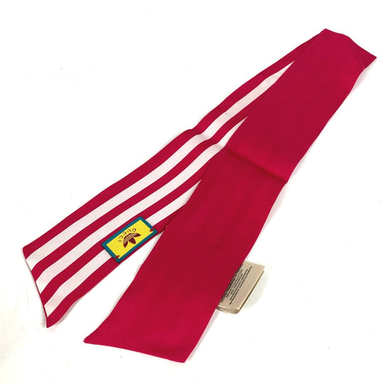 GUCCI scarf 703568 silk pink bandeau scarf Adidas adidas collaboration Women Used Authentic