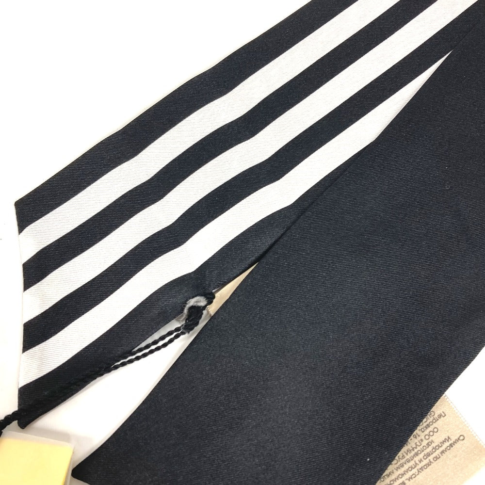 GUCCI scarf 703568 silk black bandeau scarf Adidas adidas collaboration Women Used Authentic