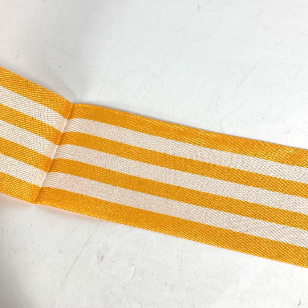 GUCCI scarf 703568 silk yellow bandeau scarf Adidas adidas collaboration Women Used Authentic