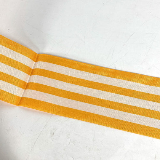 GUCCI scarf 703568 silk yellow bandeau scarf Adidas adidas collaboration Women Used Authentic