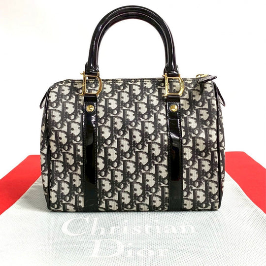Dior Handbag Patent leather black