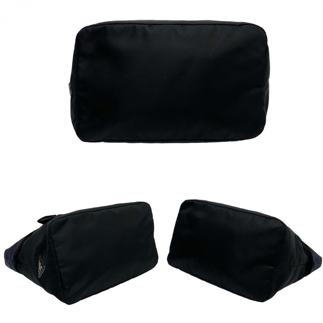 PRADA Shoulder Bag Nylon Navy
