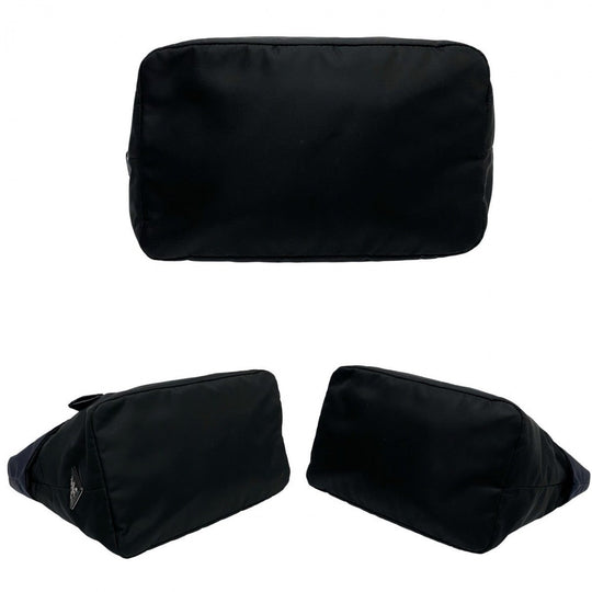 PRADA Shoulder Bag Nylon Navy