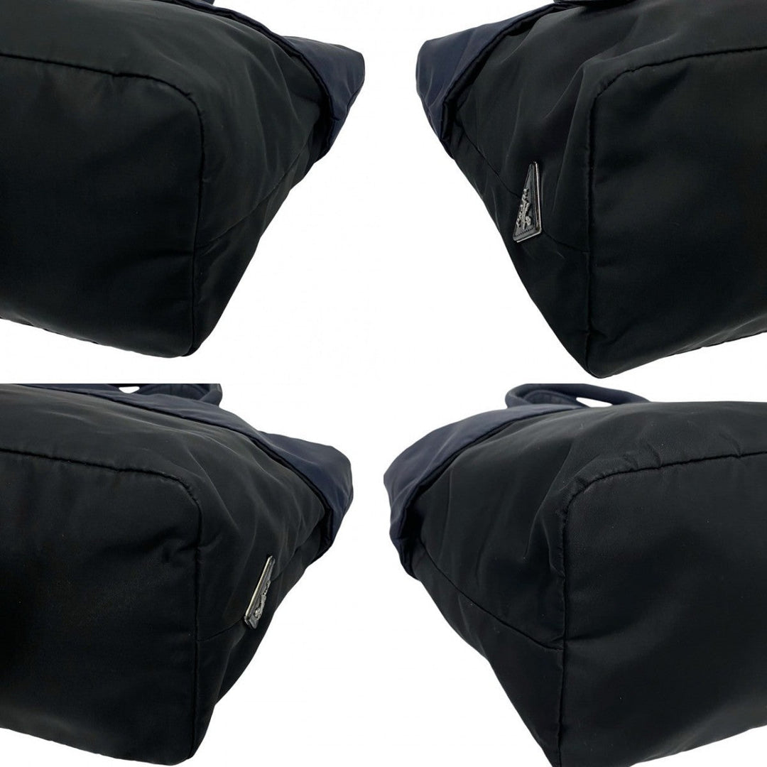 PRADA Shoulder Bag Nylon Navy