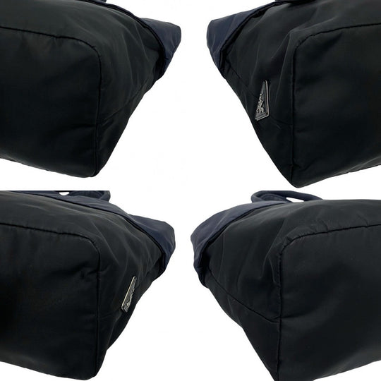 PRADA Shoulder Bag Nylon Navy