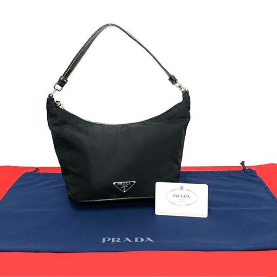 PRADA Handbag Nylon black