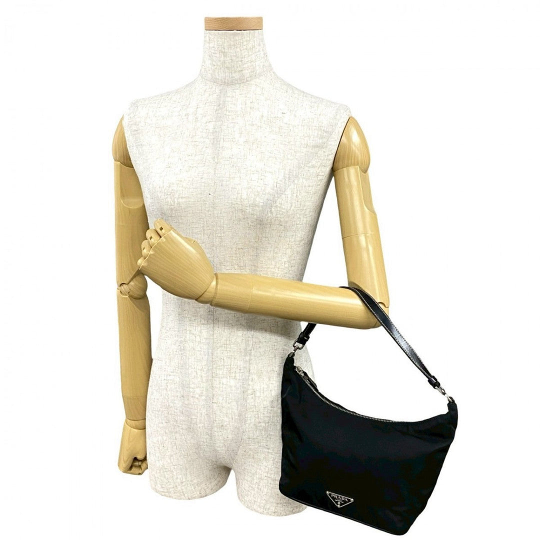 PRADA Handbag Nylon black
