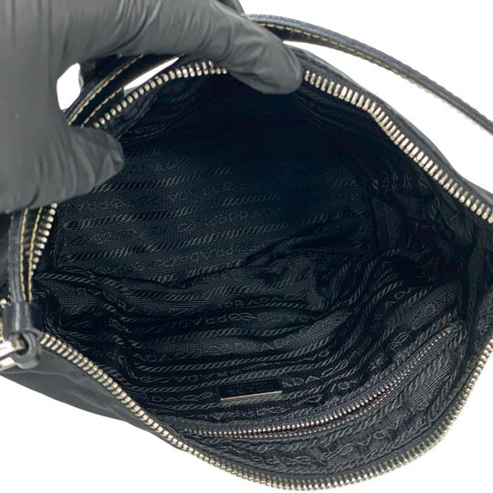 PRADA Handbag Nylon black