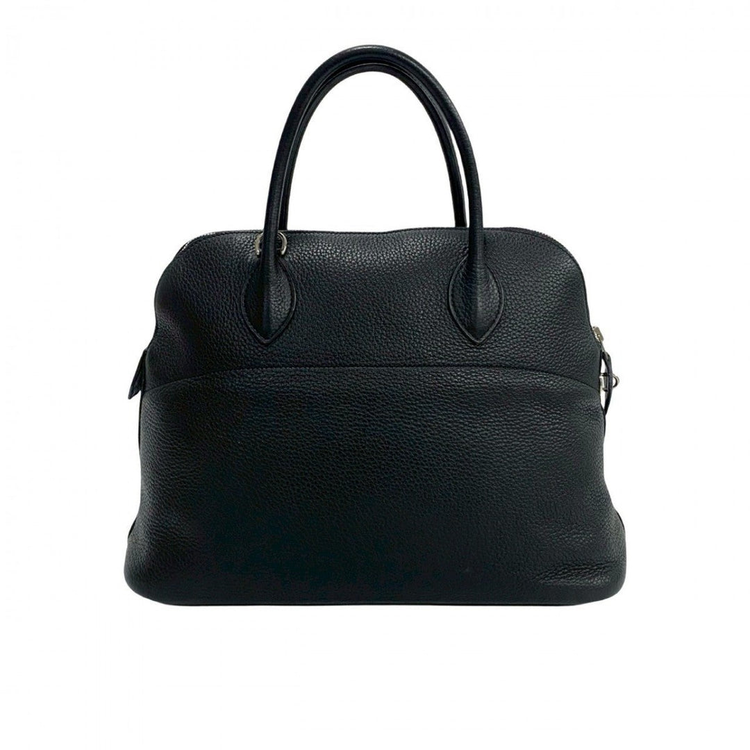 HERMES Shoulder Bag Taurillon Clemence black Bored 35
