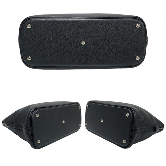 HERMES Shoulder Bag Taurillon Clemence black Bored 35
