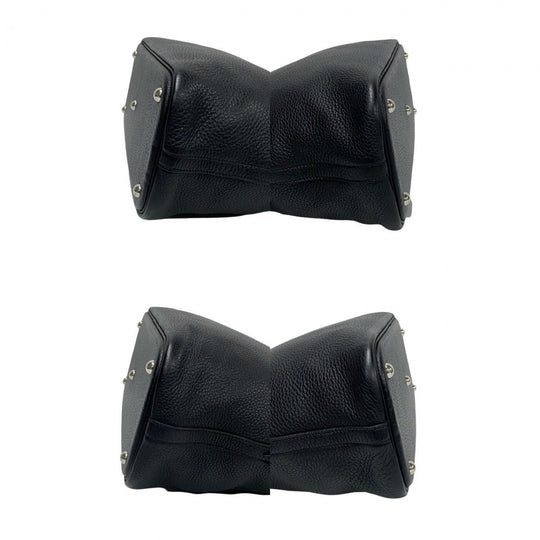 HERMES Shoulder Bag Taurillon Clemence black Bored 35
