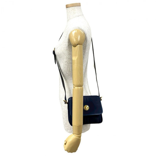 BURBERRY Shoulder Bag leather Navy