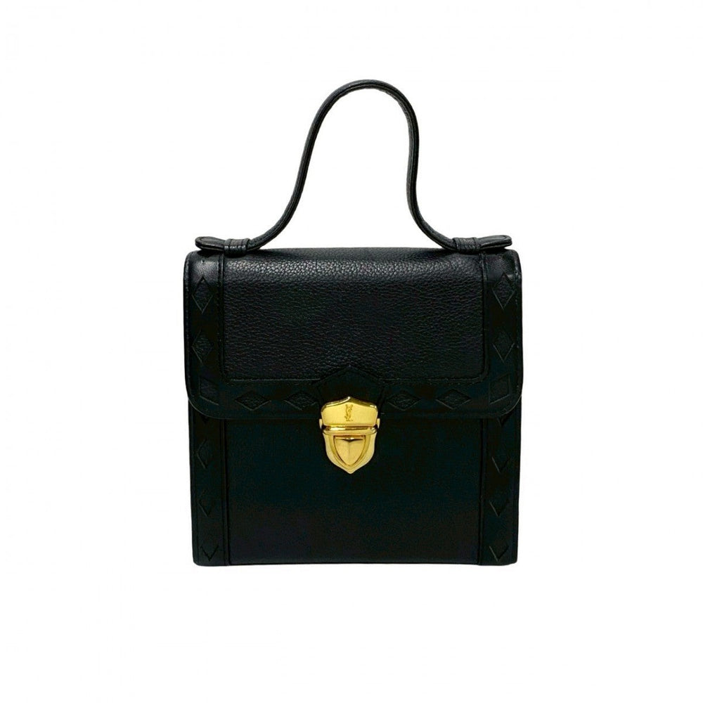 YVES SAINT LAURENT Handbag leather black