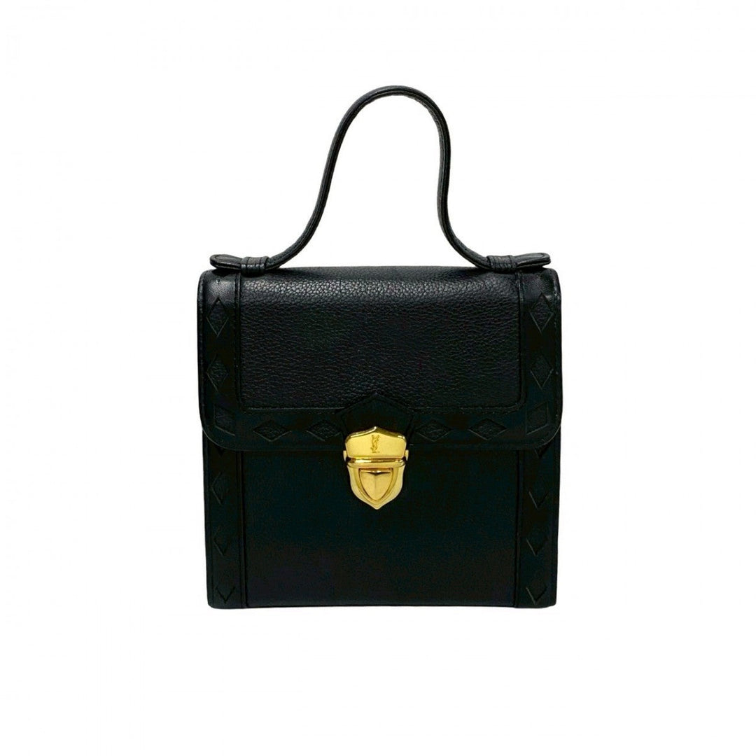 YVES SAINT LAURENT Handbag leather black