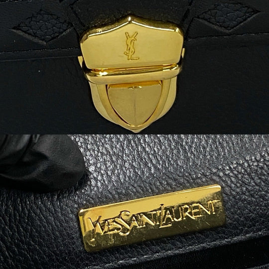 YVES SAINT LAURENT Handbag leather black