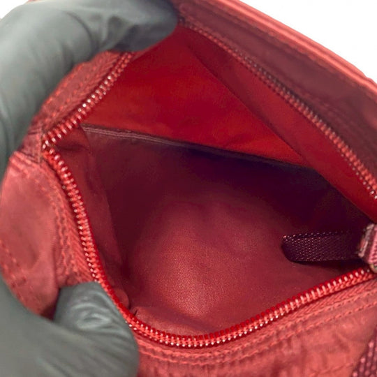 PRADA Shoulder Bag Nylon wine-red