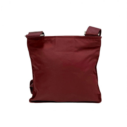 PRADA Shoulder Bag Nylon wine-red