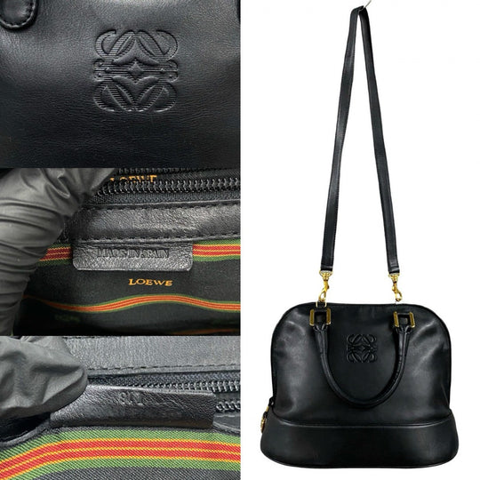 LOEWE Shoulder Bag leather black