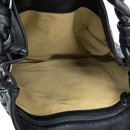 BOTTEGAVENETA Handbag leather black