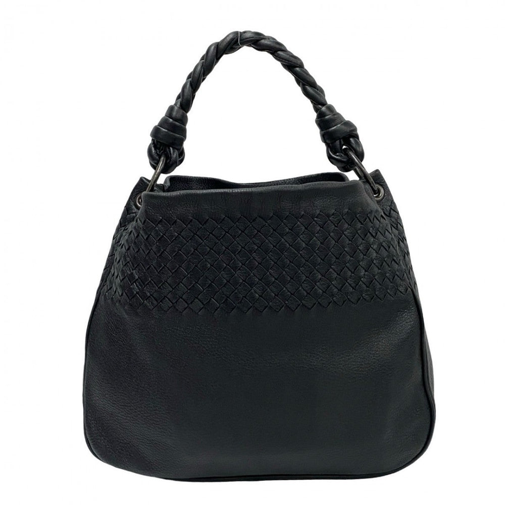 BOTTEGAVENETA Handbag leather black