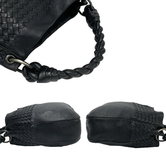 BOTTEGAVENETA Handbag leather black