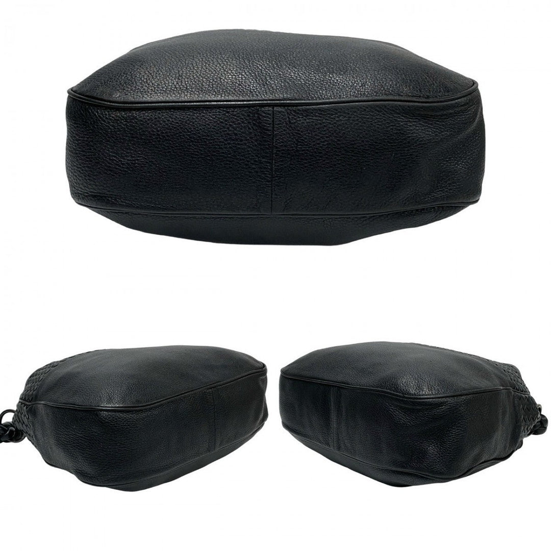BOTTEGAVENETA Handbag leather black