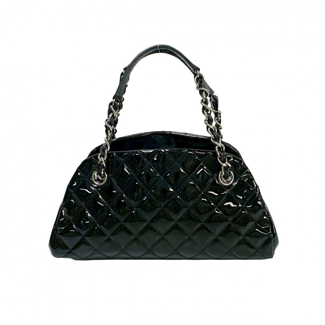 CHANEL Handbag Patent leather black Matrasse