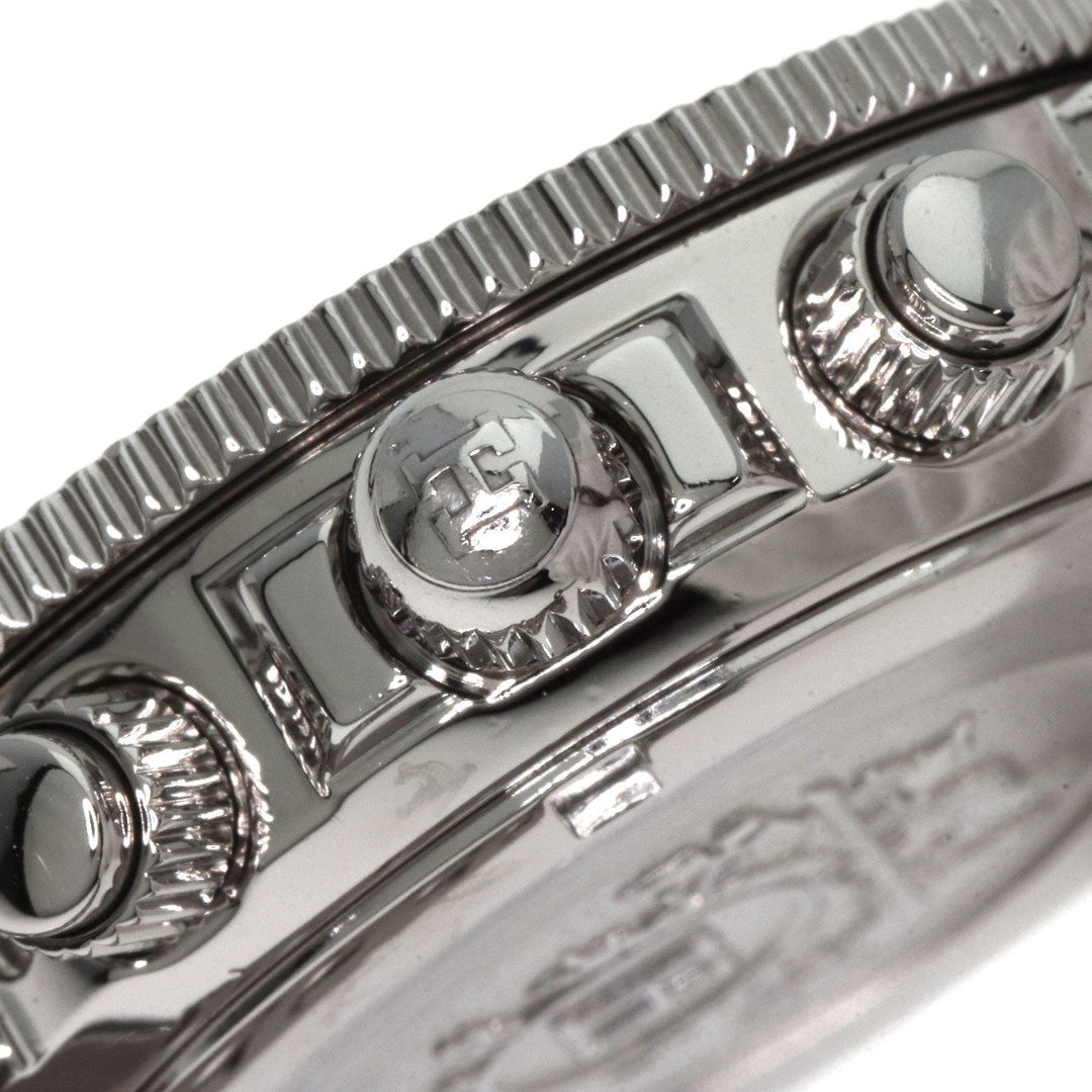 HERMES Watches Quartz CL2.310 Stainless Steel , Stainless Steel Silver Clipper Diver Chronograph black dial Women Used Authentic