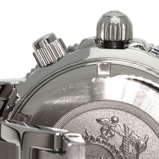 HERMES Watches Quartz CL2.310 Stainless Steel , Stainless Steel Silver Clipper Diver Chronograph black dial Women Used Authentic