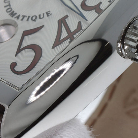 FRANCK MULLER Watches Mechanical Automatic 7851SCDT Stainless Steel, Leather Silver Tonookabex Silver dial mens Used Authentic
