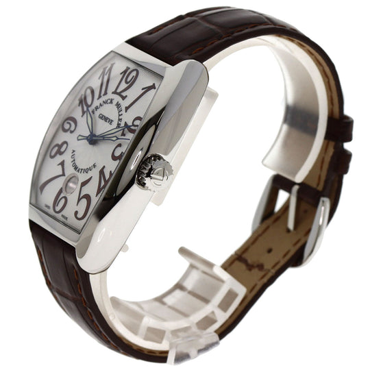FRANCK MULLER Watches Mechanical Automatic 7851SCDT Stainless Steel, Leather Silver Tonookabex Silver dial mens Used Authentic