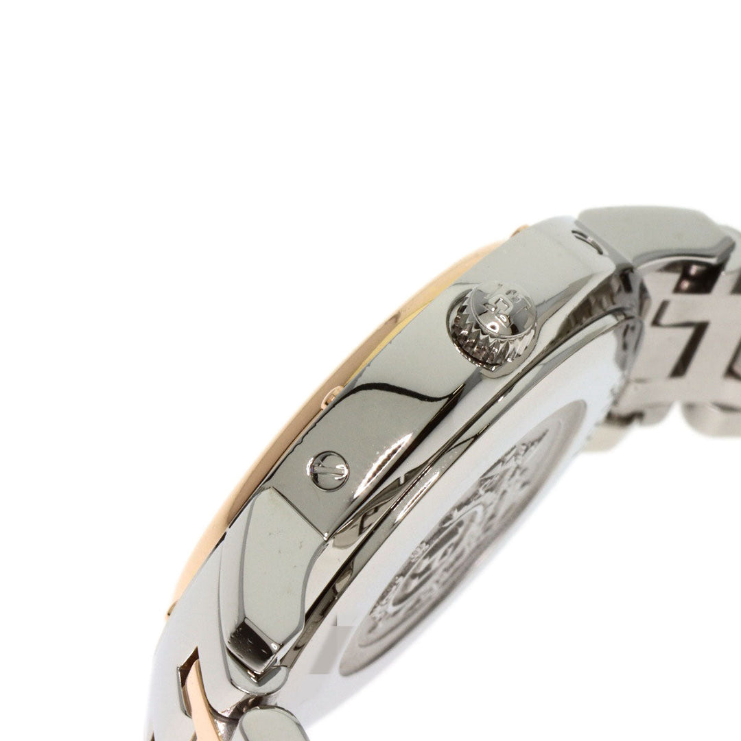 HERMES Watches Quartz CP1.221 Stainless Steel , SSxPGP gold Clipper Classic White shell dial Women Used Authentic