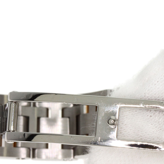 HERMES Watches Quartz CP1.221 Stainless Steel , SSxPGP gold Clipper Classic White shell dial Women Used Authentic