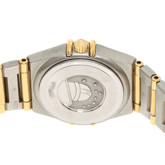 OMEGA Watches Quartz 1262.70 Stainless Steel , SSxK18YG gold Constellation Mini White shell dial Women Used Authentic