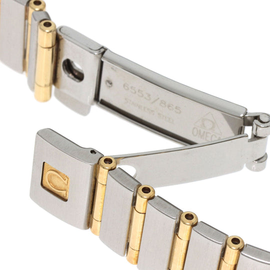 OMEGA Watches Quartz 1262.70 Stainless Steel , SSxK18YG gold Constellation Mini White shell dial Women Used Authentic