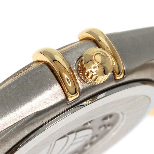 OMEGA Watches Quartz 1262.70 Stainless Steel , SSxK18YG gold Constellation Mini White shell dial Women Used Authentic