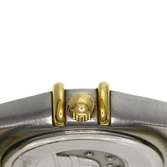 OMEGA Watches Quartz 1262.75 Stainless Steel , SSxK18YG Silver Constellation Mini 12P Diamond White shell dial Women Used Authentic