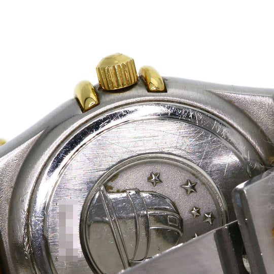 OMEGA Watches Quartz 1262.75 Stainless Steel , SSxK18YG Silver Constellation Mini 12P Diamond White shell dial Women Used Authentic