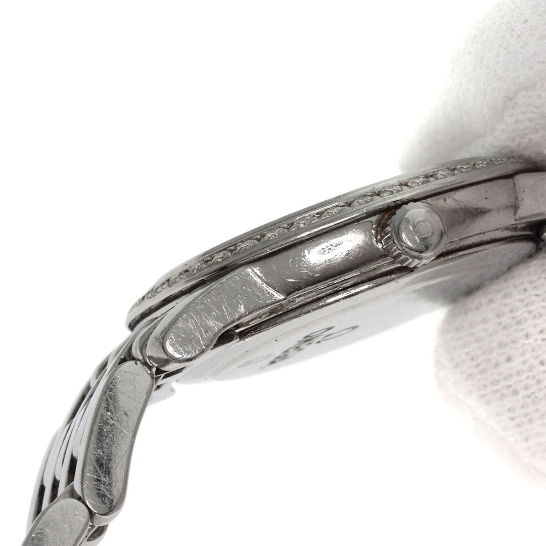 OMEGA Watches Quartz 4575.75 Stainless Steel, Stainless Steel, Diamond Silver De Ville Prestige Diamond White shell dial Women Used Authentic