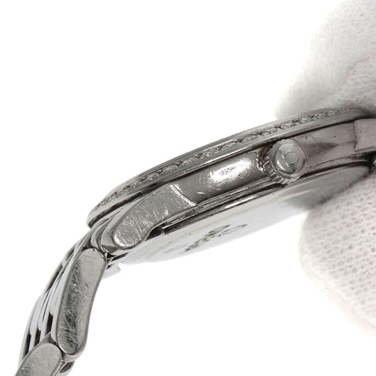 OMEGA Watches Quartz 4575.75 Stainless Steel, Stainless Steel, Diamond Silver De Ville Prestige Diamond White shell dial Women Used Authentic